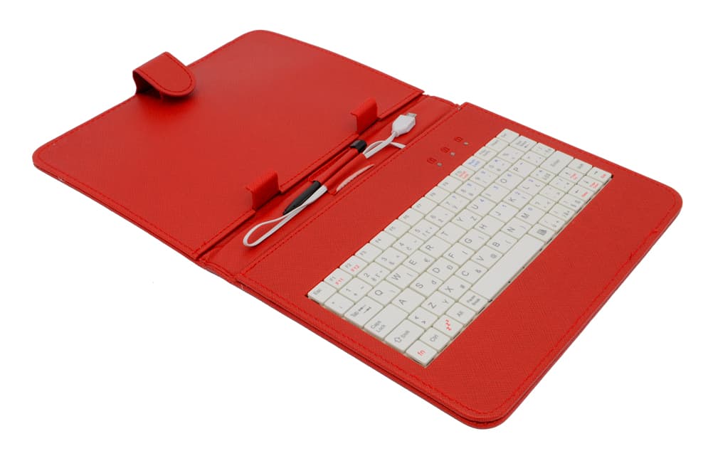 AIREN AiTab Leather Case 2 with USB Keyboard 8" RED (CZ SK DE UK US.. layout)