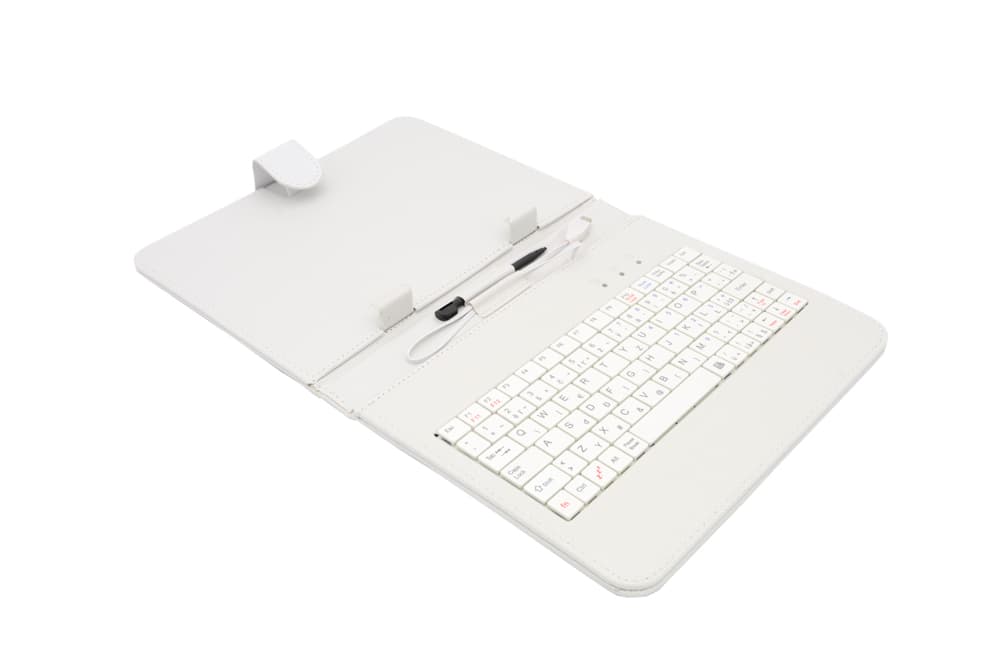 AIREN AiTab Leather Case 2 with USB Keyboard 8" WHITE (CZ SK DE UK US.. layout)