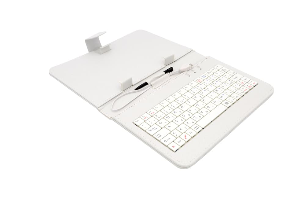 AIREN AiTab Leather Case 1 with USB Keyboard 7" WHITE (CZ SK DE UK US.. layout)