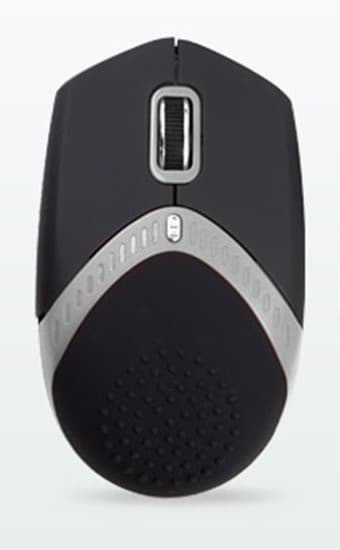 AMEI AM-M101S Ergonomická Optická 1 600 DPI Drátová USB Černá-stříbrná