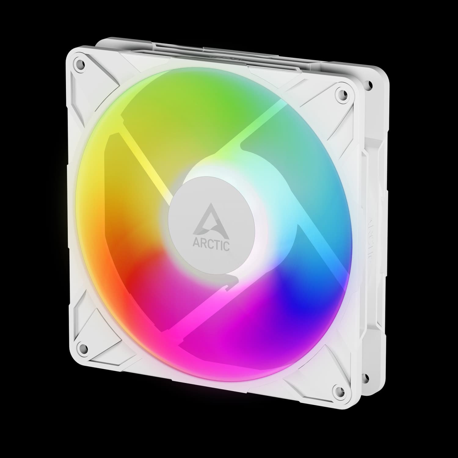 ARCTIC P14 Pro A-RGB (bílá) - 140mm A-RGB PWM ventilátor s rozdělovačem kabelů
