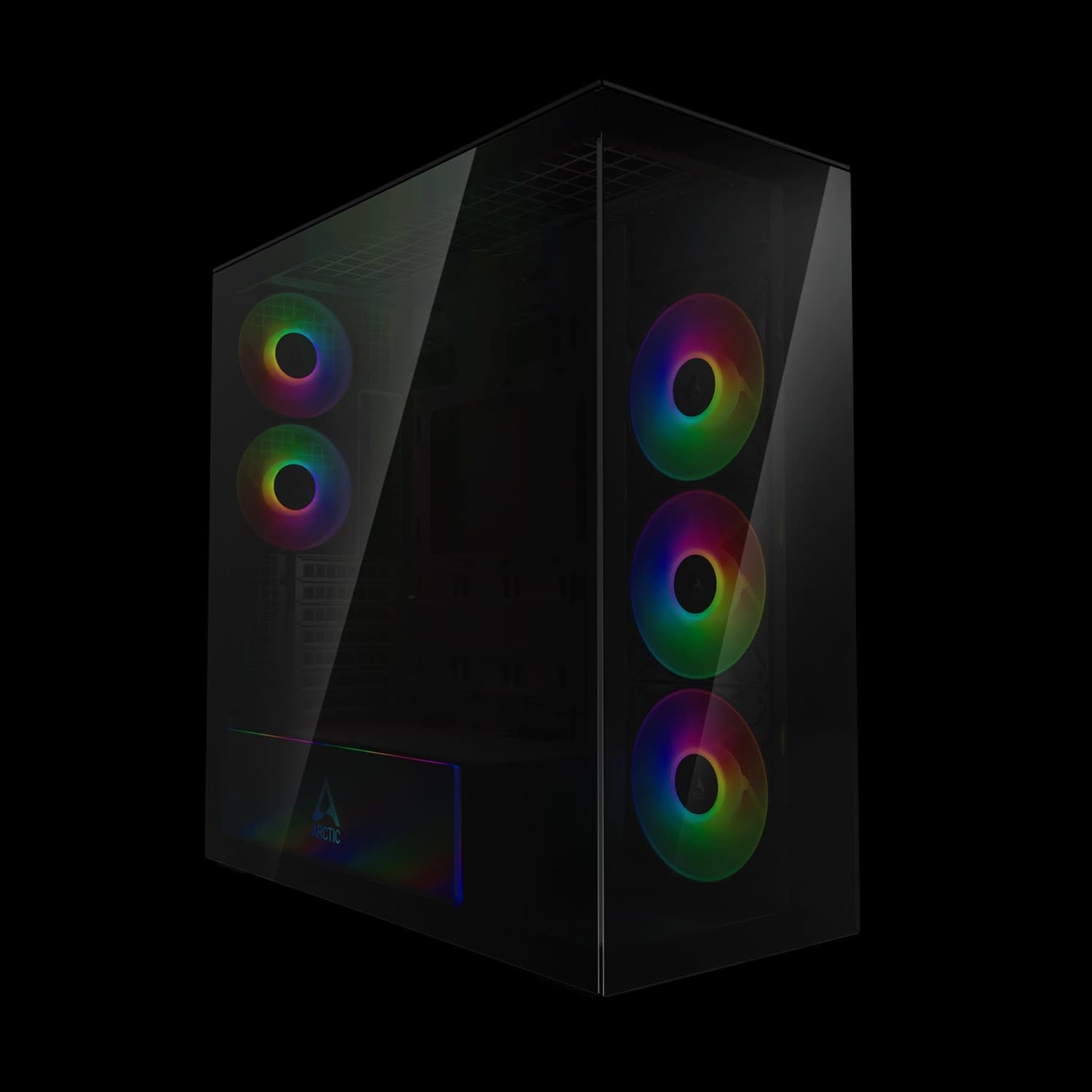 ARCTIC Xtender (Black) black window w o GPU