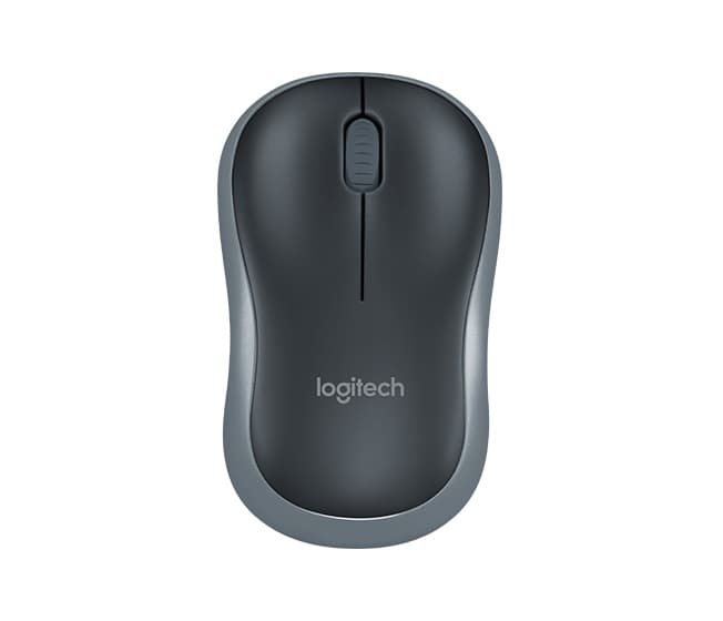 Logitech M185 nano Kancelářská Optická 1 000 DPI Bezdrátová USB Šedá