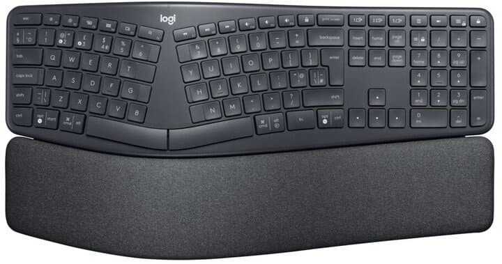 Logitech K860 Bezdrátová Bluetooth US layout Černá