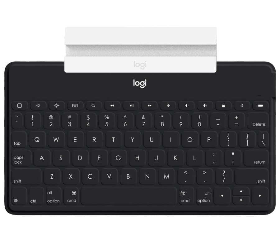 Logitech KEYS TO GO Bezdrátová Bluetooth UK layout Černá