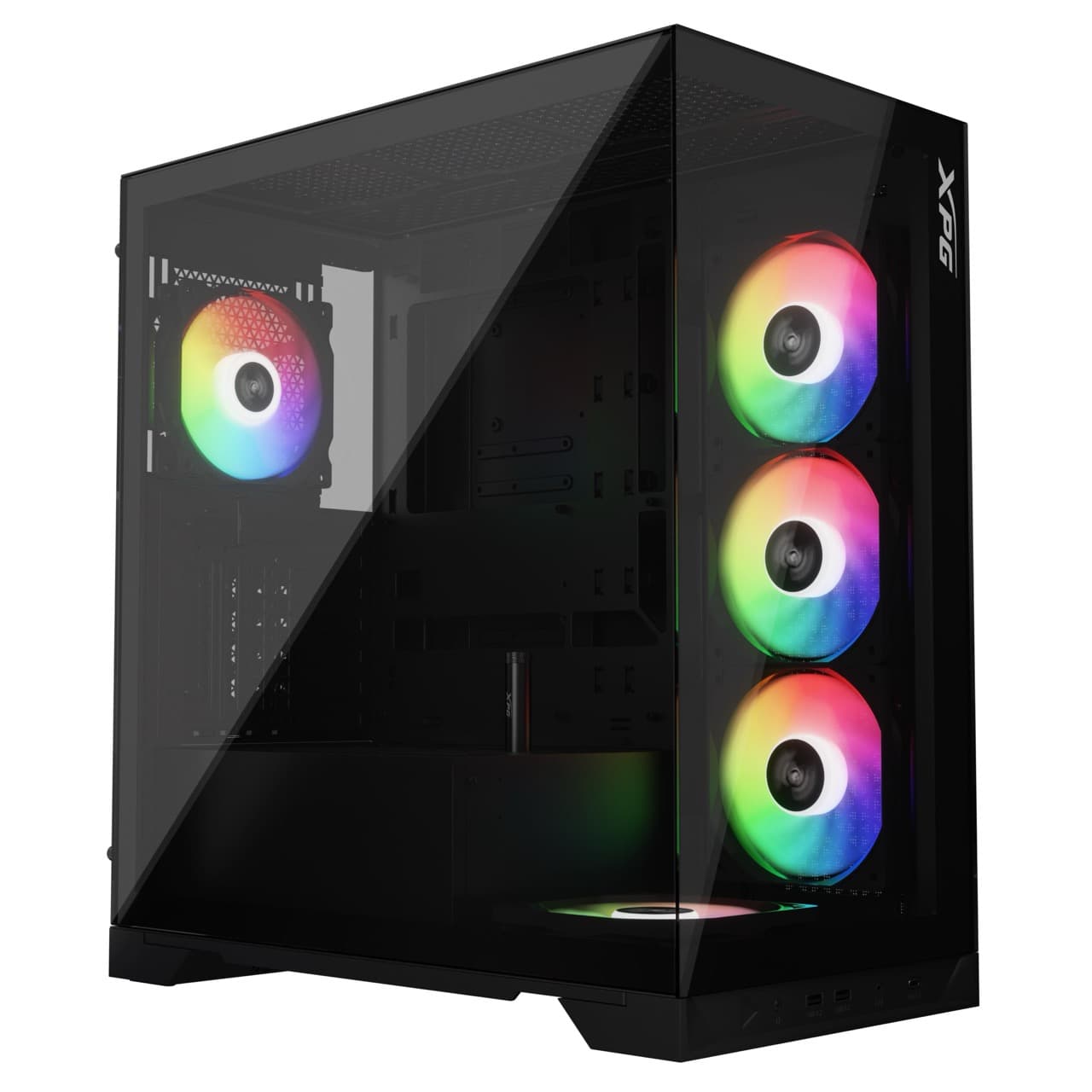 ADATA XPG INVADER X Midi Tower Transpar. Černá