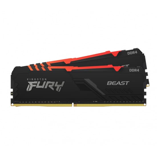 Kingston FURY Beast DDR4 16GB 3200MHz CL16 2x8GB RGB Black