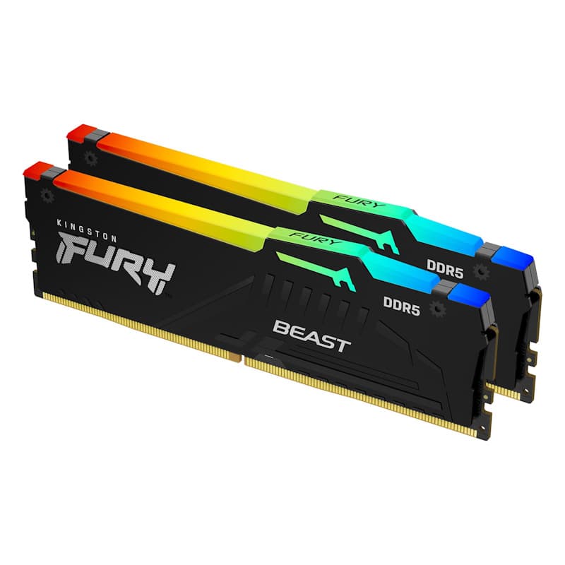 Kingston FURY Beast DDR5 64GB 5600MHz CL40 2x32GB RGB