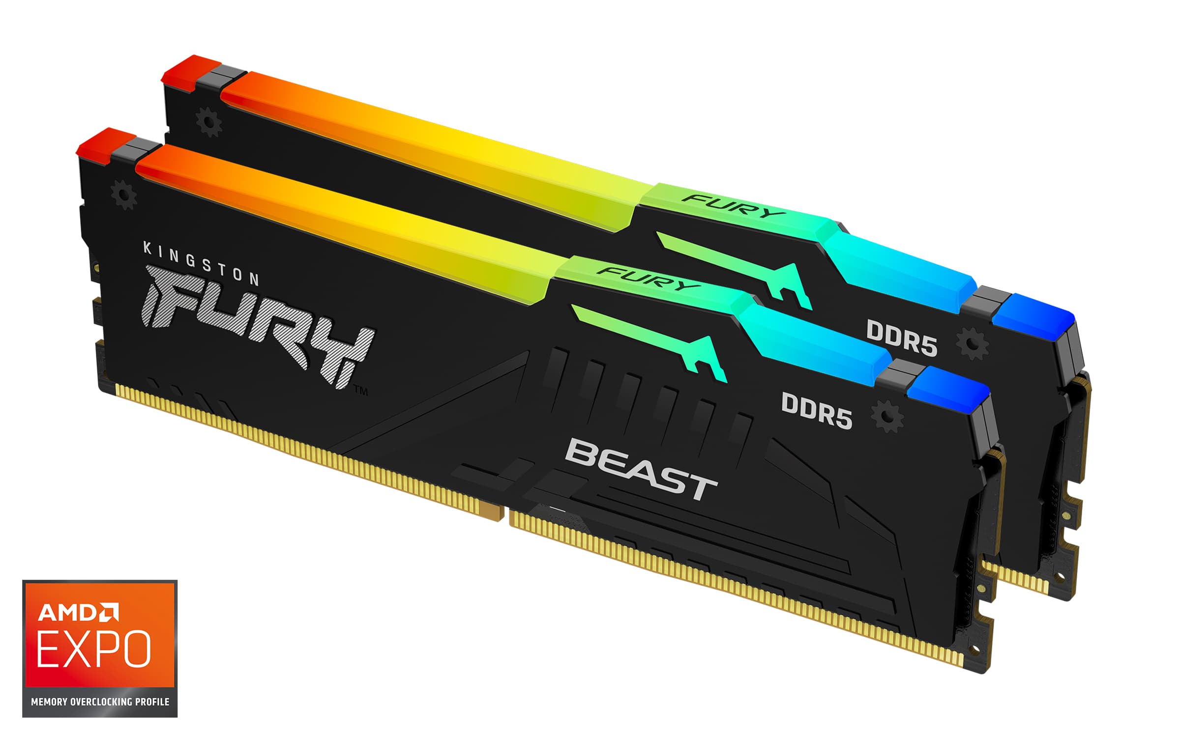 Kingston FURY Beast EXPO DDR5 32GB 5600MHz CL36 2x16GB RGB Black
