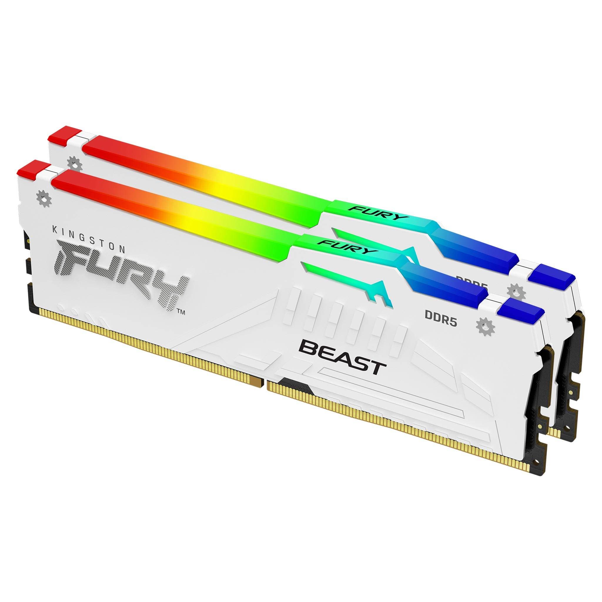 Kingston FURY Beast EXPO DDR5 32GB 6400MHz CL32 2x16GB RGB White