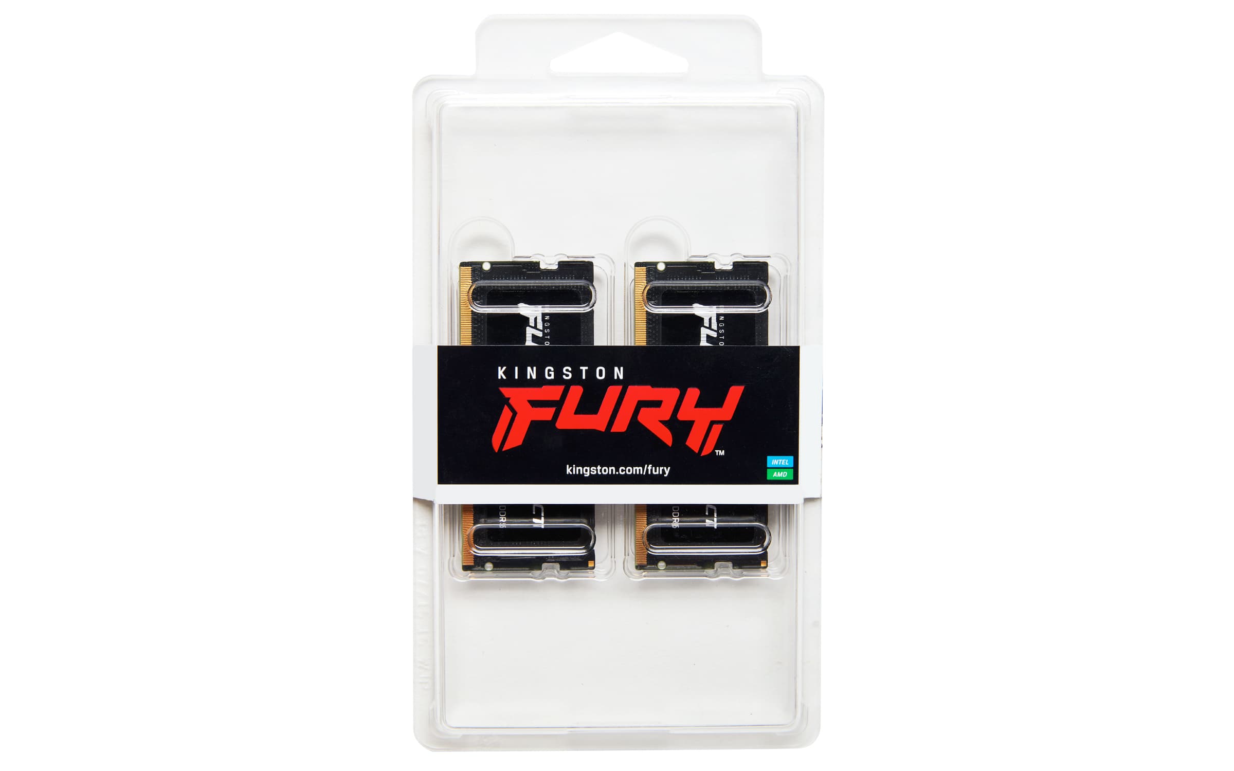 Kingston FURY Impact SO-DIMM DDR5 16GB 4800MHz CL38 2x8GB Black