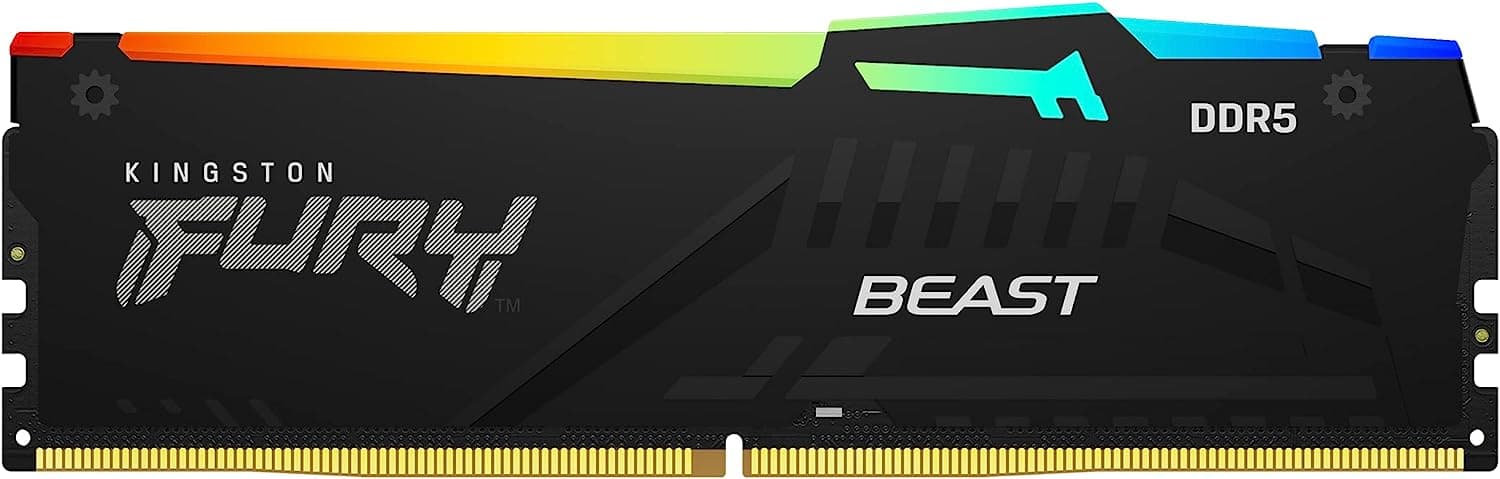 Kingston FURY Beast DDR5 128GB 5200MHz CL40 4x32GB RGB Black