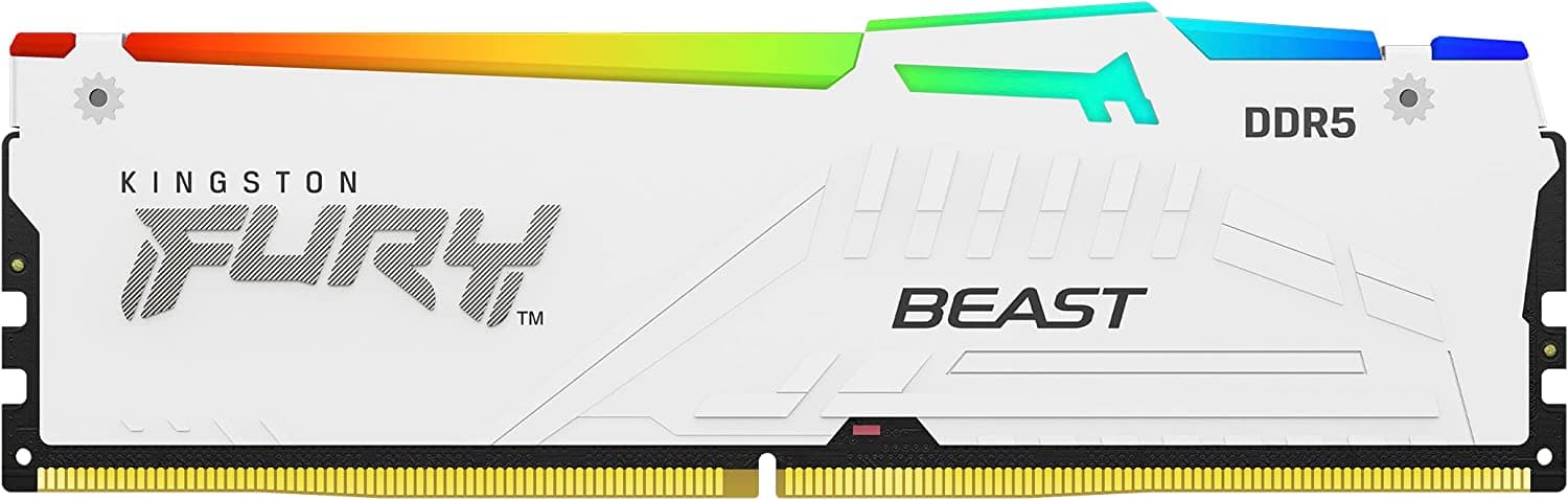 Kingston FURY Beast DDR5 128GB 5200MHz CL40 4x32GB RGB White