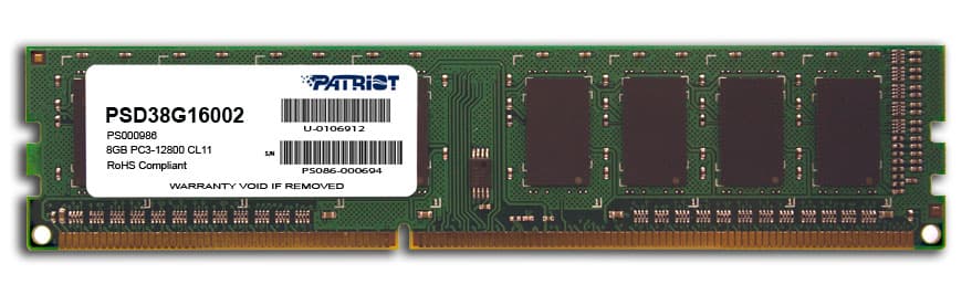 Patriot DDR3 8GB 1600MHz CL11 1x8GB