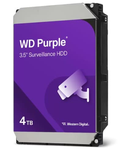 WD Purple 4TB HDD 3.5" SATA 5400 RPM Fialová 3R