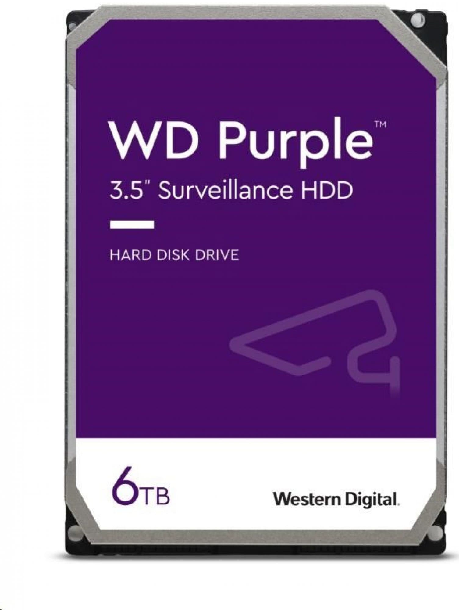 WD Purple 6TB HDD 3.5" SATA 5400 RPM 3R
