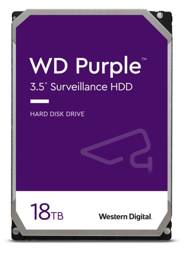 WD Purple 18TB HDD 3.5" SATA 7200 RPM 5R