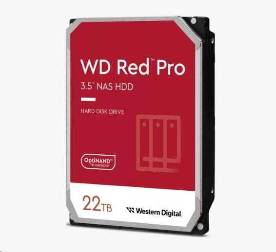 WD Red Pro 22TB HDD 3.5" SATA 7200 RPM 5R