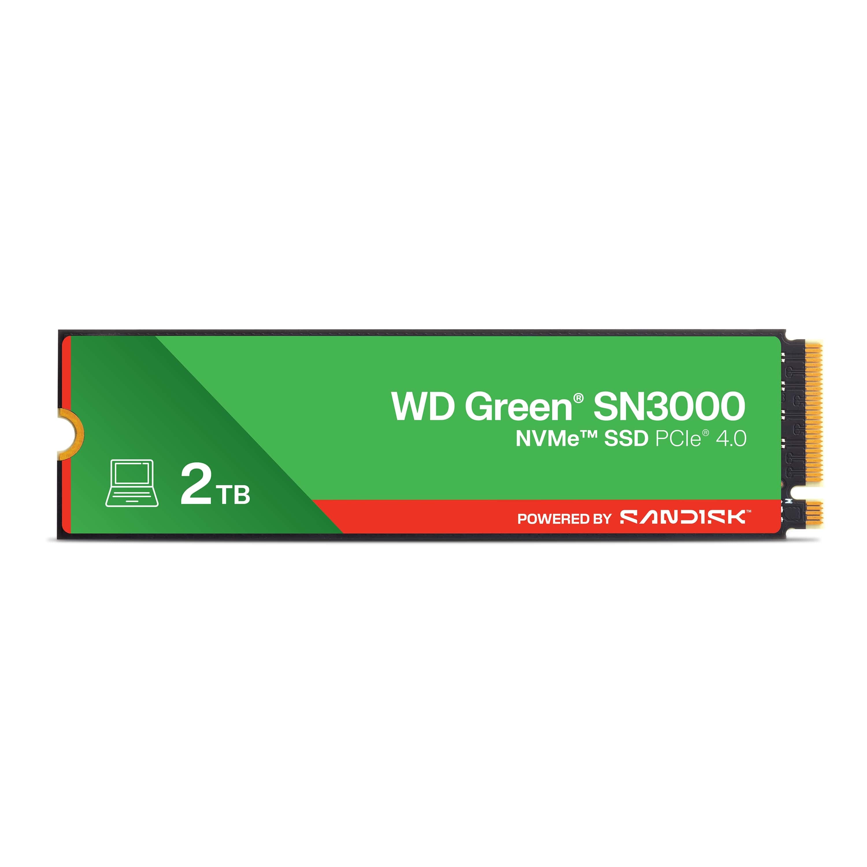 WD Green SN3000 POWERED BY SANDISK 2TB SSD M.2 NVMe 3R