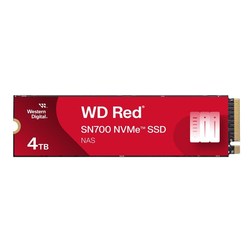 WD Red SN700 POWERED BY SANDISK 4TB SSD M.2 NVMe 5R