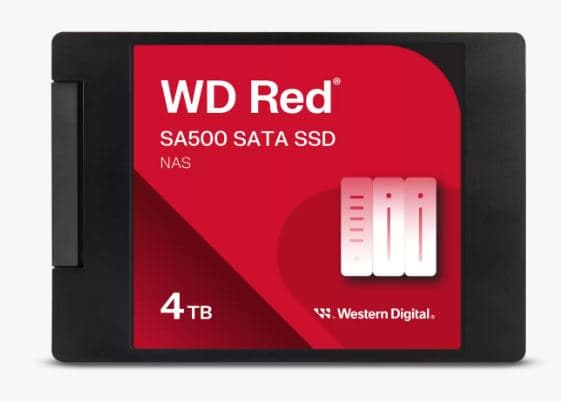 WD Red SA500 POWERED BY SANDISK 4TB SSD 2.5" SATA 5R