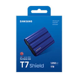 Samsung T7 Shield 1TB SSD Externí 2.5" Modrá 3R