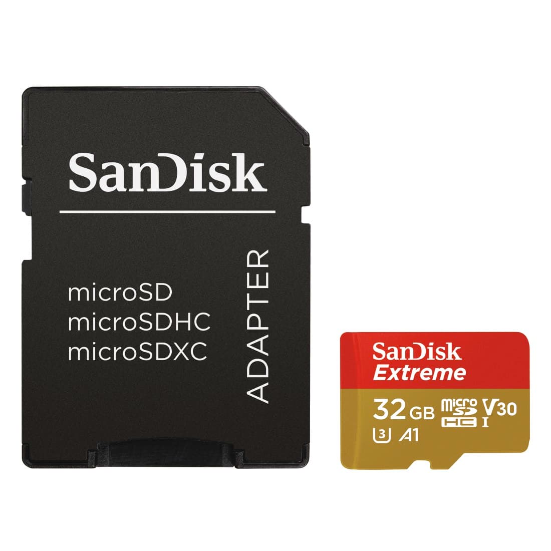 SanDisk Extreme micro SDHC 32GB UHS-I U3 Class 10 + Adaptér