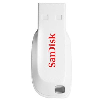 SanDisk Cruzer Blade 16GB USB 2.0 USB-A Bílá