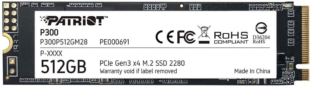 PATRIOT P300 512GB SSD M.2 NVMe 5R