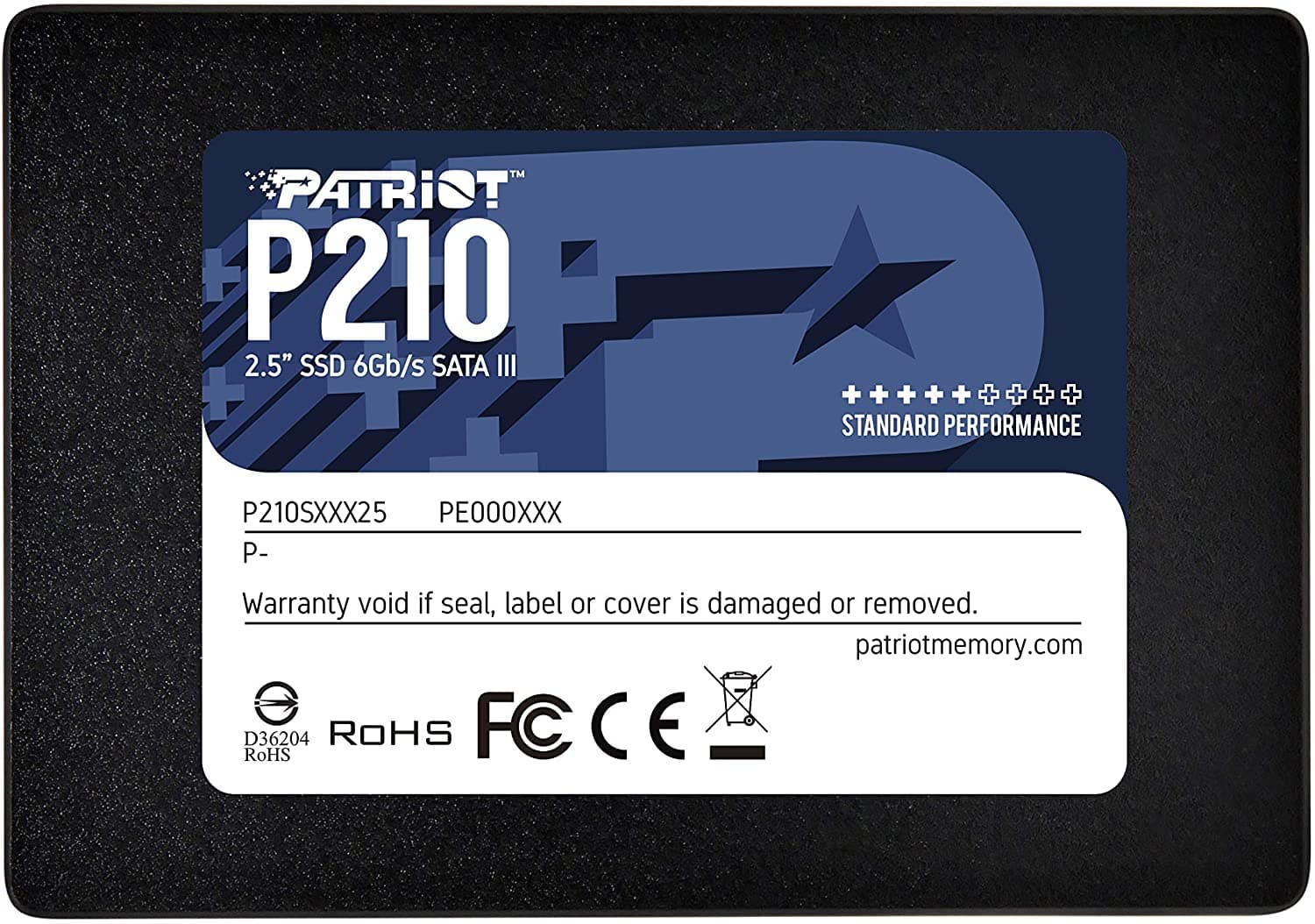 PATRIOT P210 2TB SSD 2.5" SATA 3R