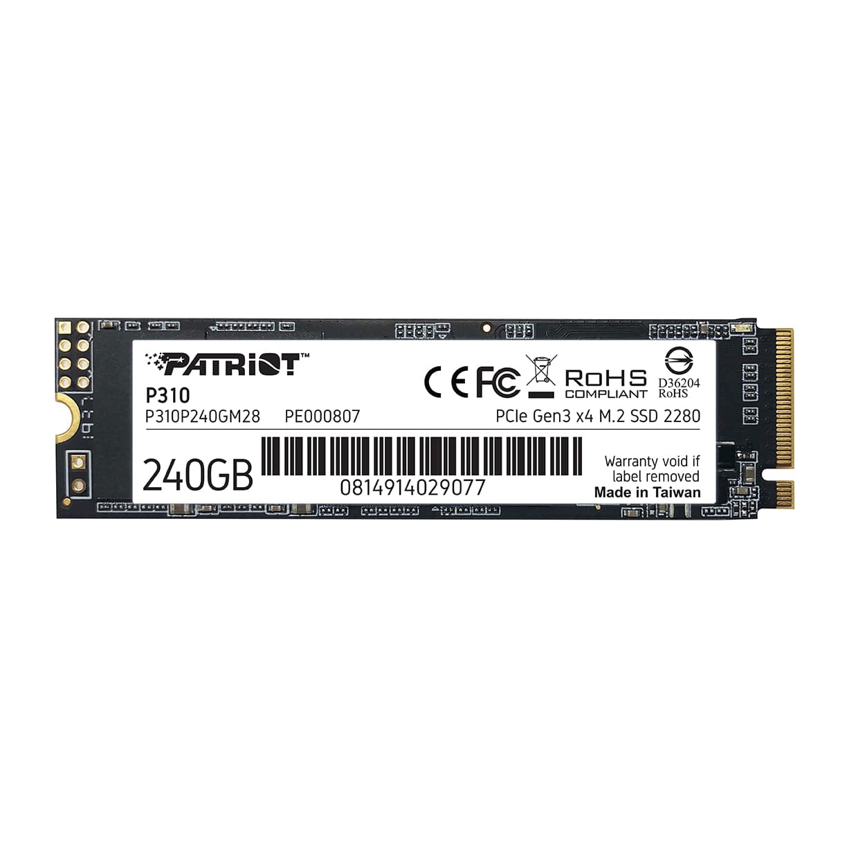 PATRIOT P310 240GB SSD M.2 NVMe 5R