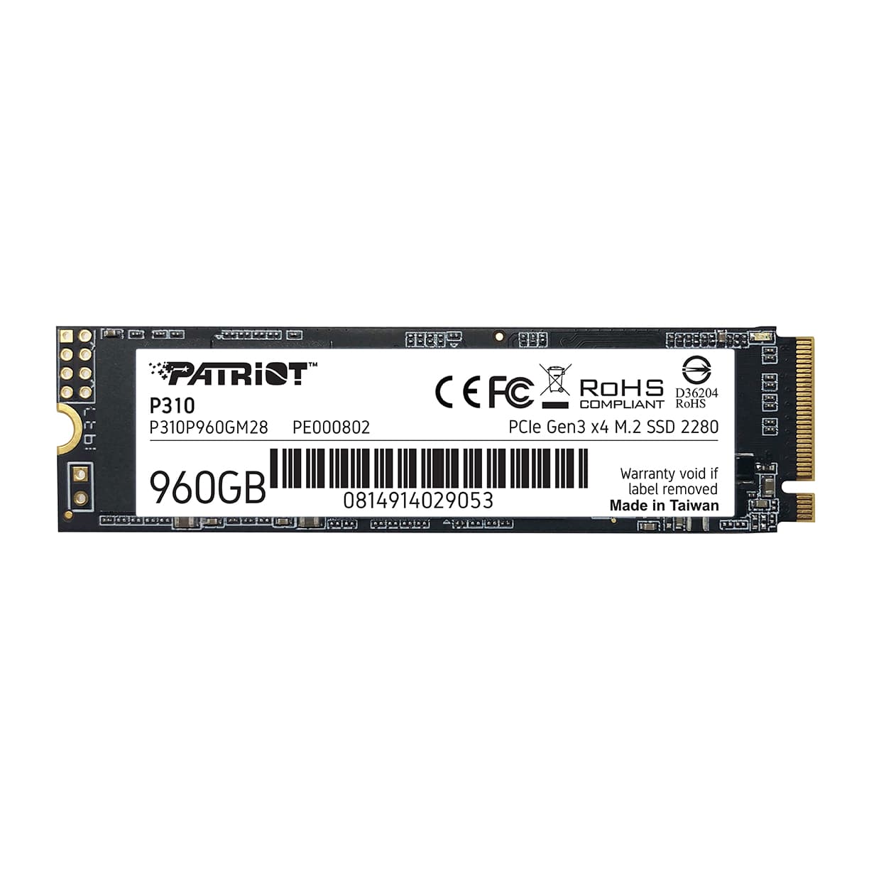 PATRIOT P310 960GB SSD M.2 NVMe 5R
