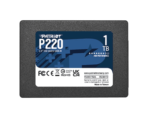 PATRIOT P220 1TB SSD 2.5" SATA 3R
