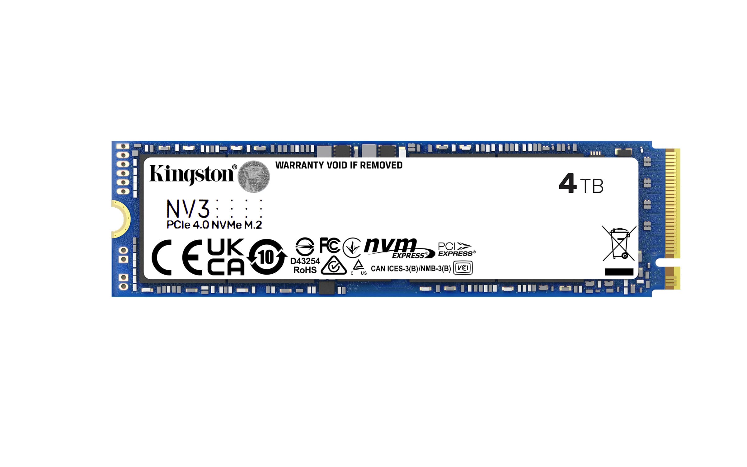Kingston NV3 4TB SSD 0 SAS M.2 NVMe 5R