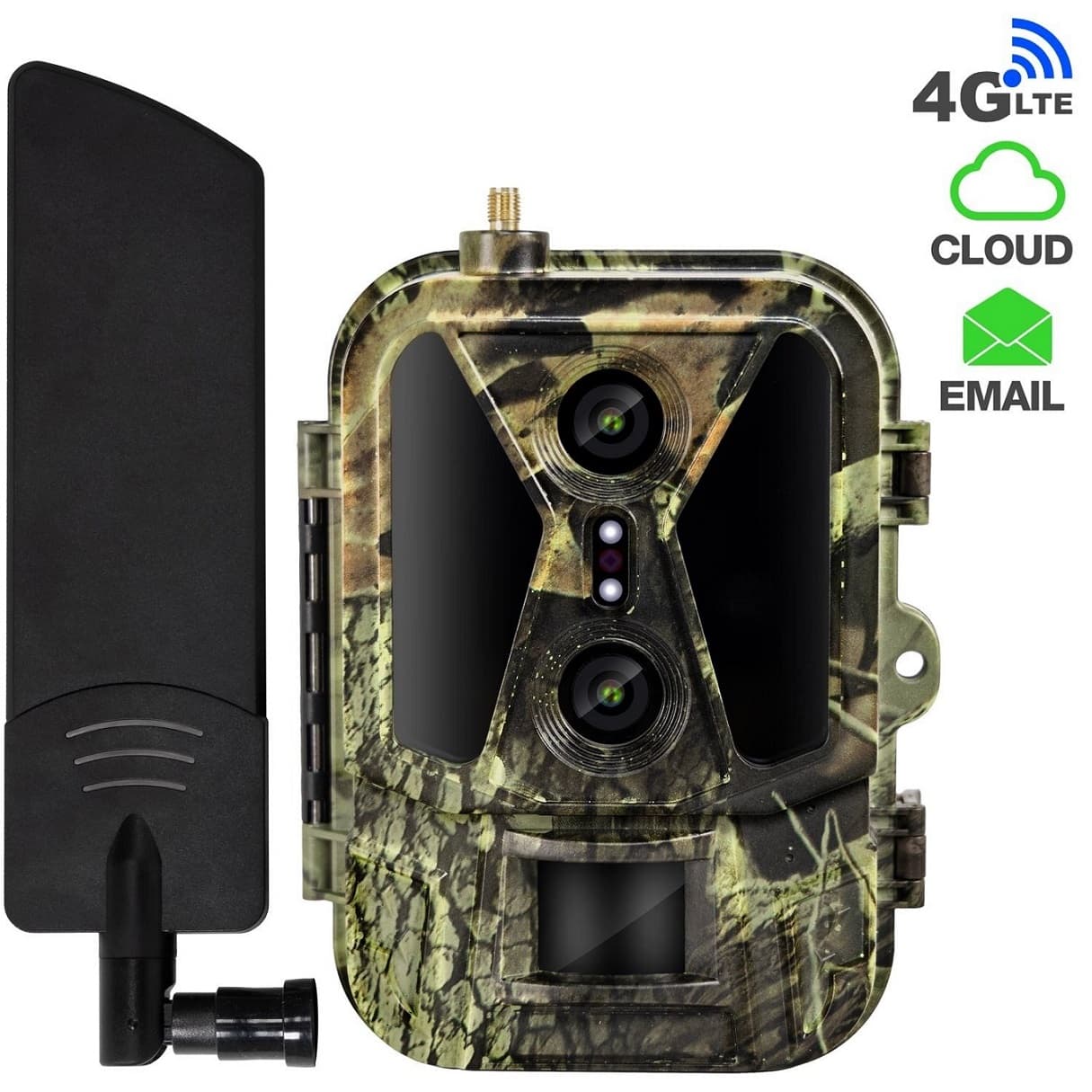 EVOLVEO StrongVision Dual PRO 4G, fotopast & bezp. kamera, 4G LTE, cloud e-mail, 10.000mAh,16 GB