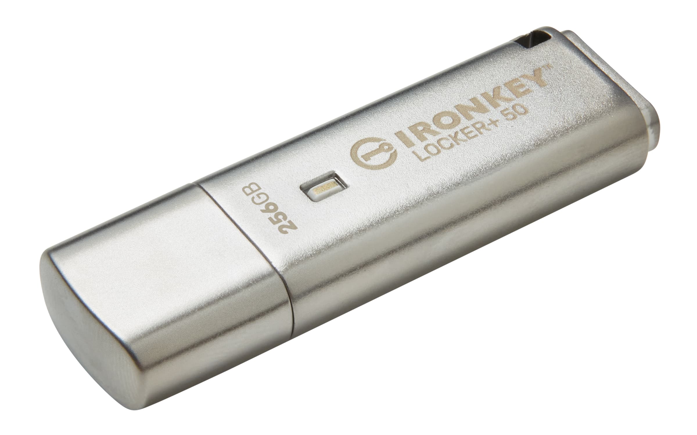 Kingston IronKey Locker+ 50 256GB USB 3.1 USB-A Stříbrná