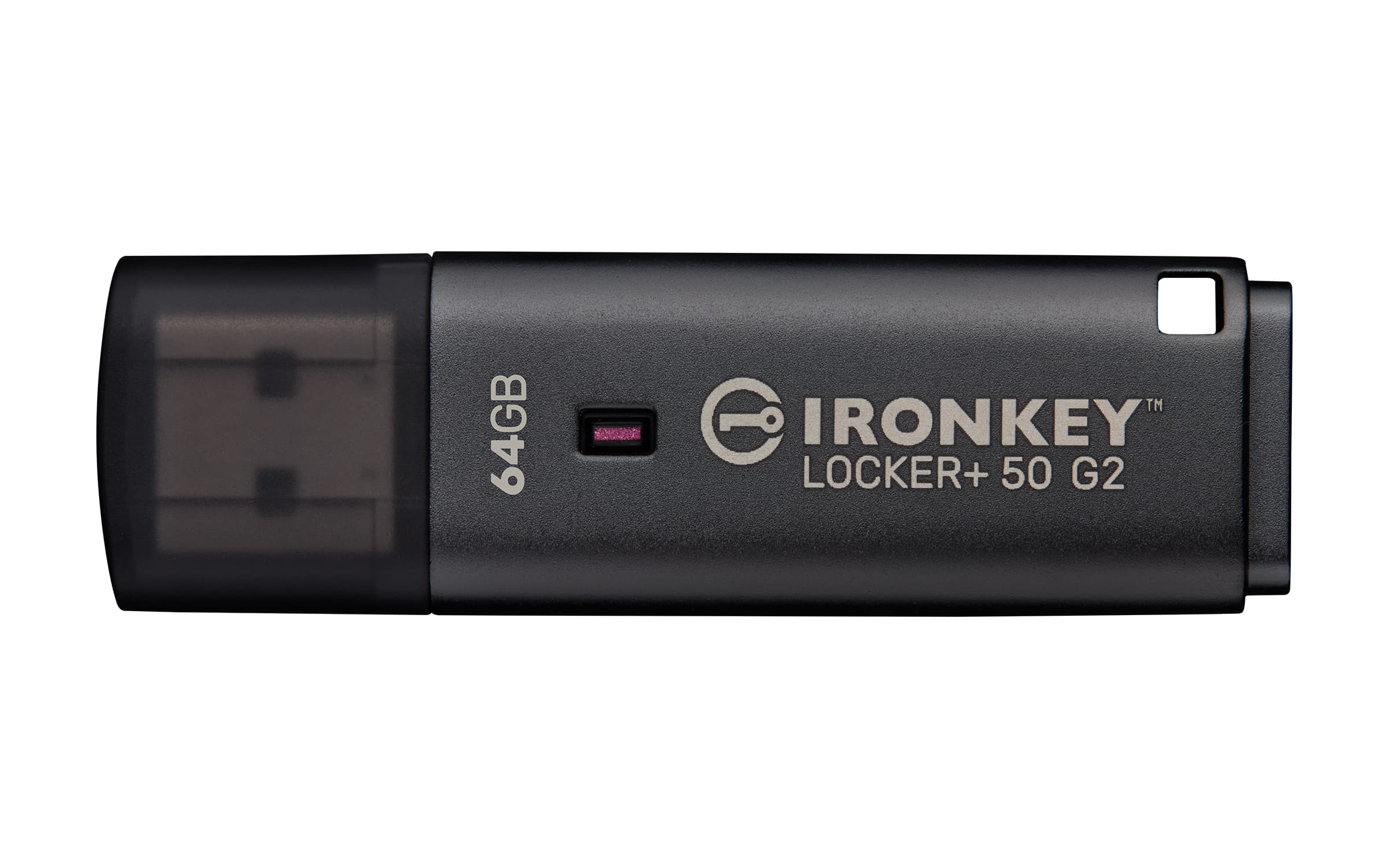 Kingston IronKey Locker+ 50 G2 64GB USB 3.2 Gen 1 (5Gb s) USB-A Černá