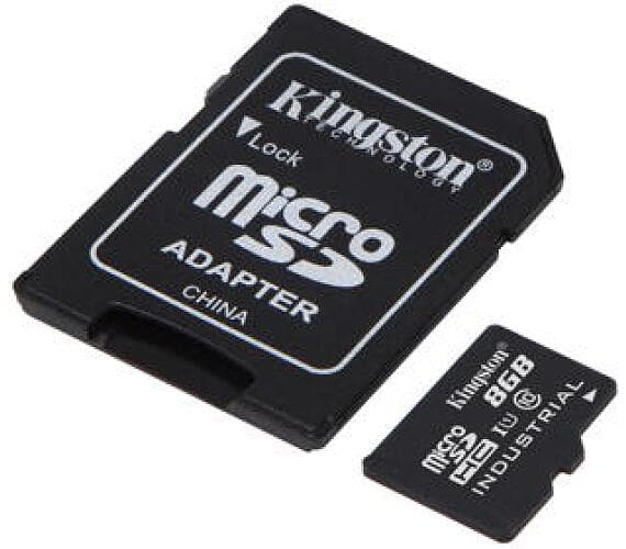 Kingston Industrial micro SDHC 8GB UHS-I U3 Class 10 + Adaptér