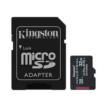 Kingston Industrial micro SDHC 32GB UHS-I U3 Class 10 + Adaptér