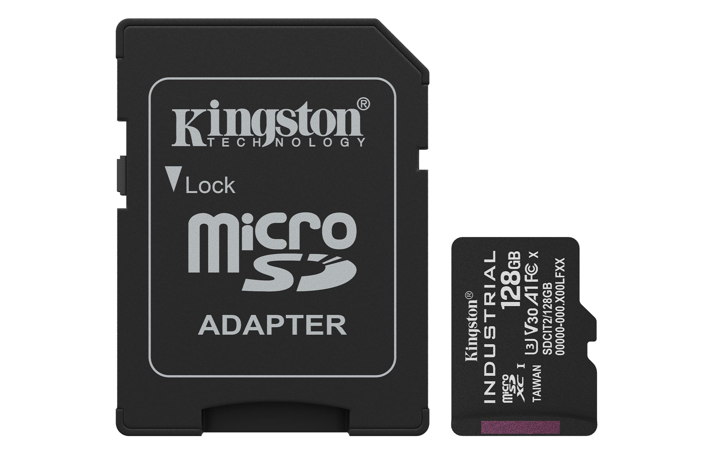 Kingston Industrial Micro SDXC 128GB UHS-I U3 Class 10 + Adaptér