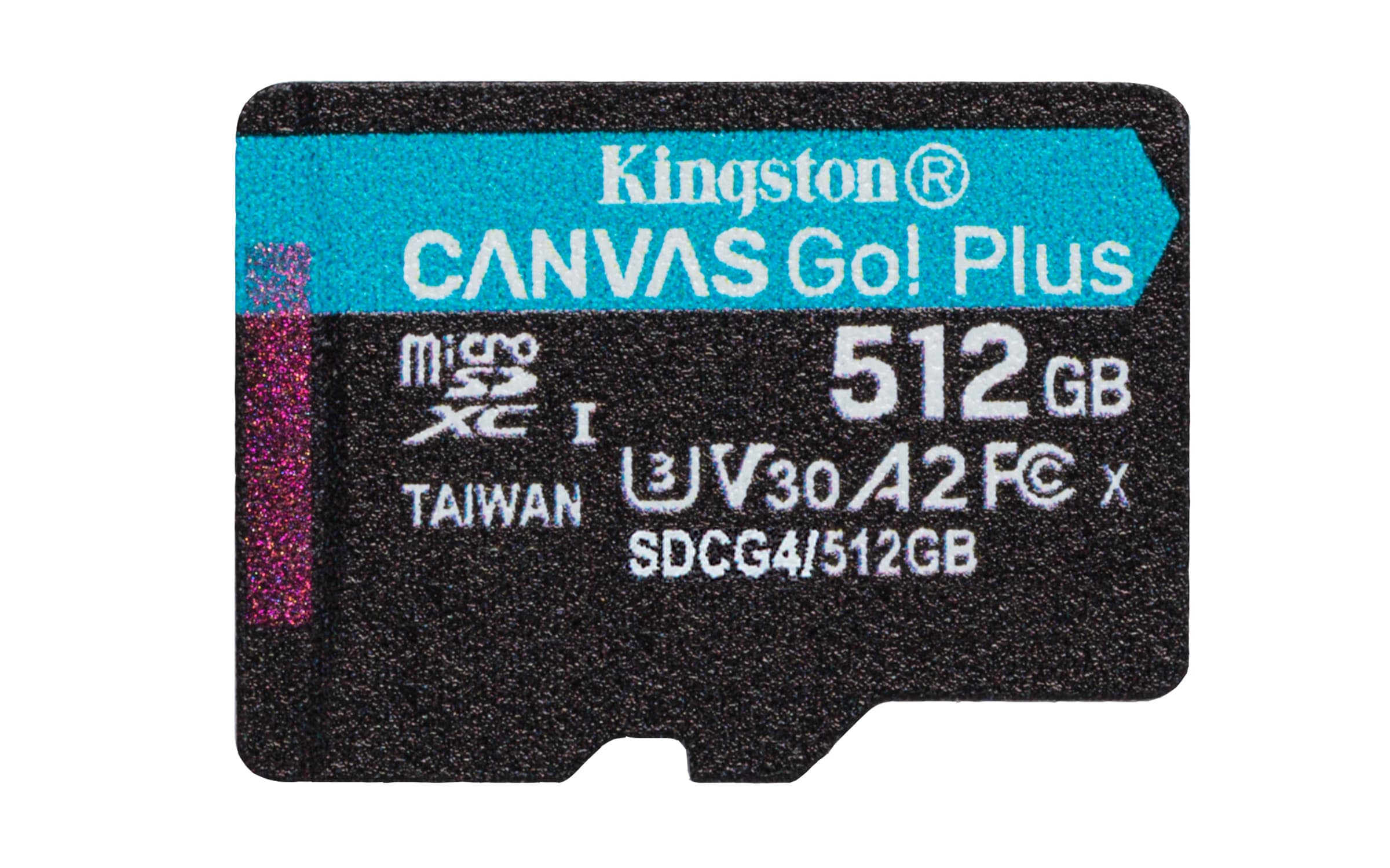 Kingston Canvas Go Plus A2 Micro SDXC 512GB UHS-I U3 Class 10