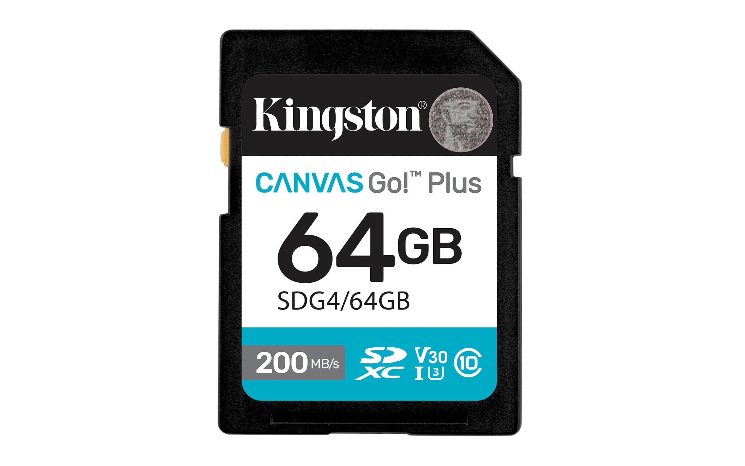 Kingston Canvas Go Plus SDXC 64GB UHS-I U3 Class 10