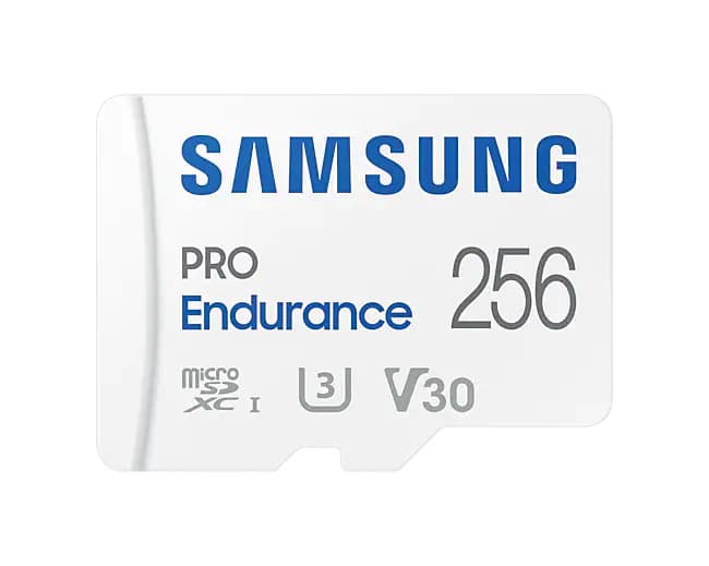 Samsung PRO Endurance micro SDXC 256GB UHS-I U3 Class 10 + Adaptér