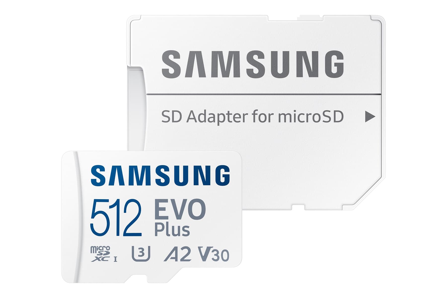 Samsung EVO Plus micro SDXC 512GB UHS-I U3 Class 10 + Adaptér Bílá