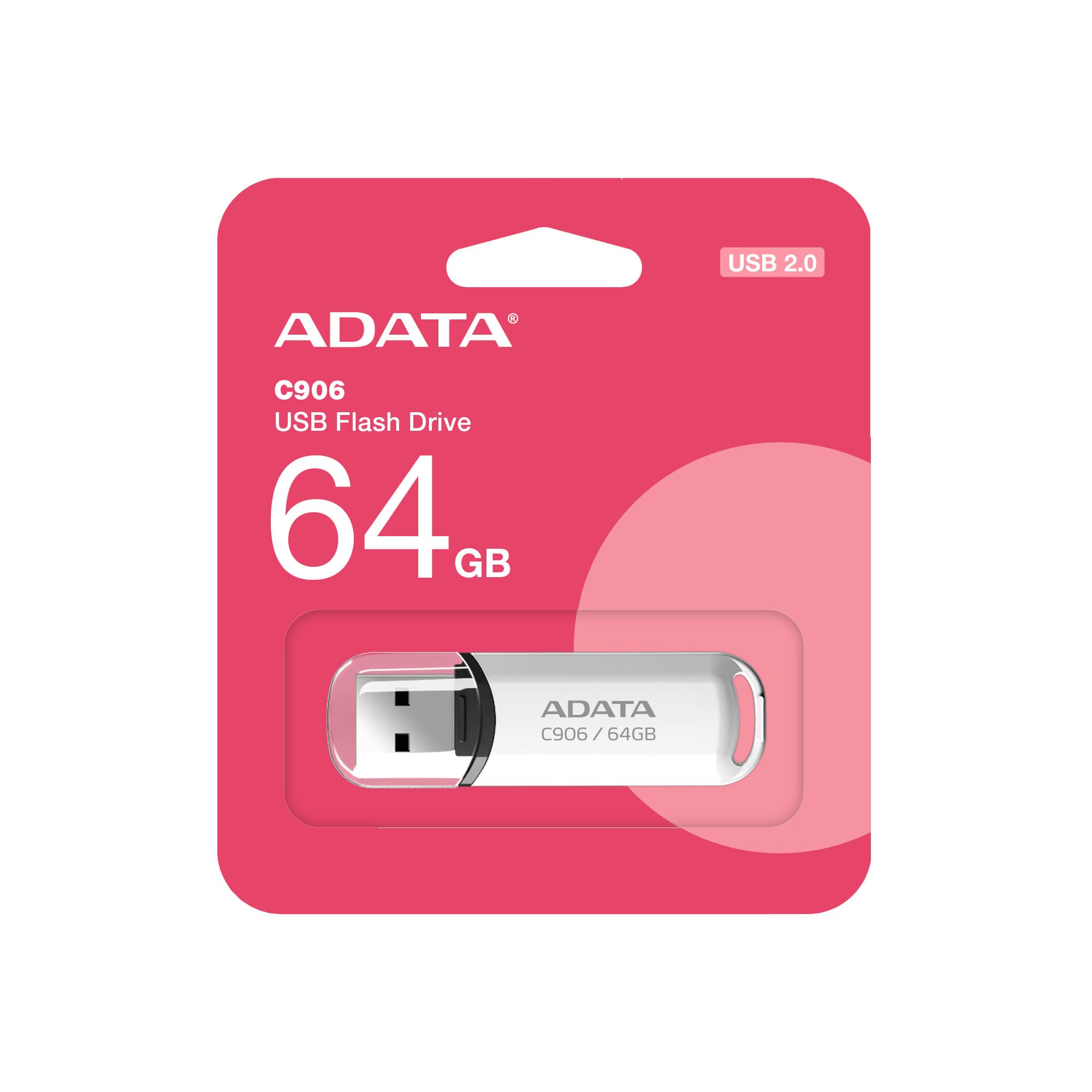 ADATA C906 64GB USB 2.0 USB-A Bílá