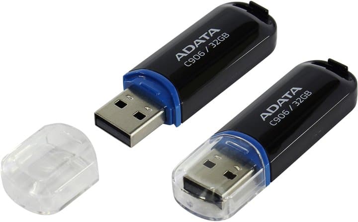 ADATA C906 32GB USB 2.0 USB-A Černá