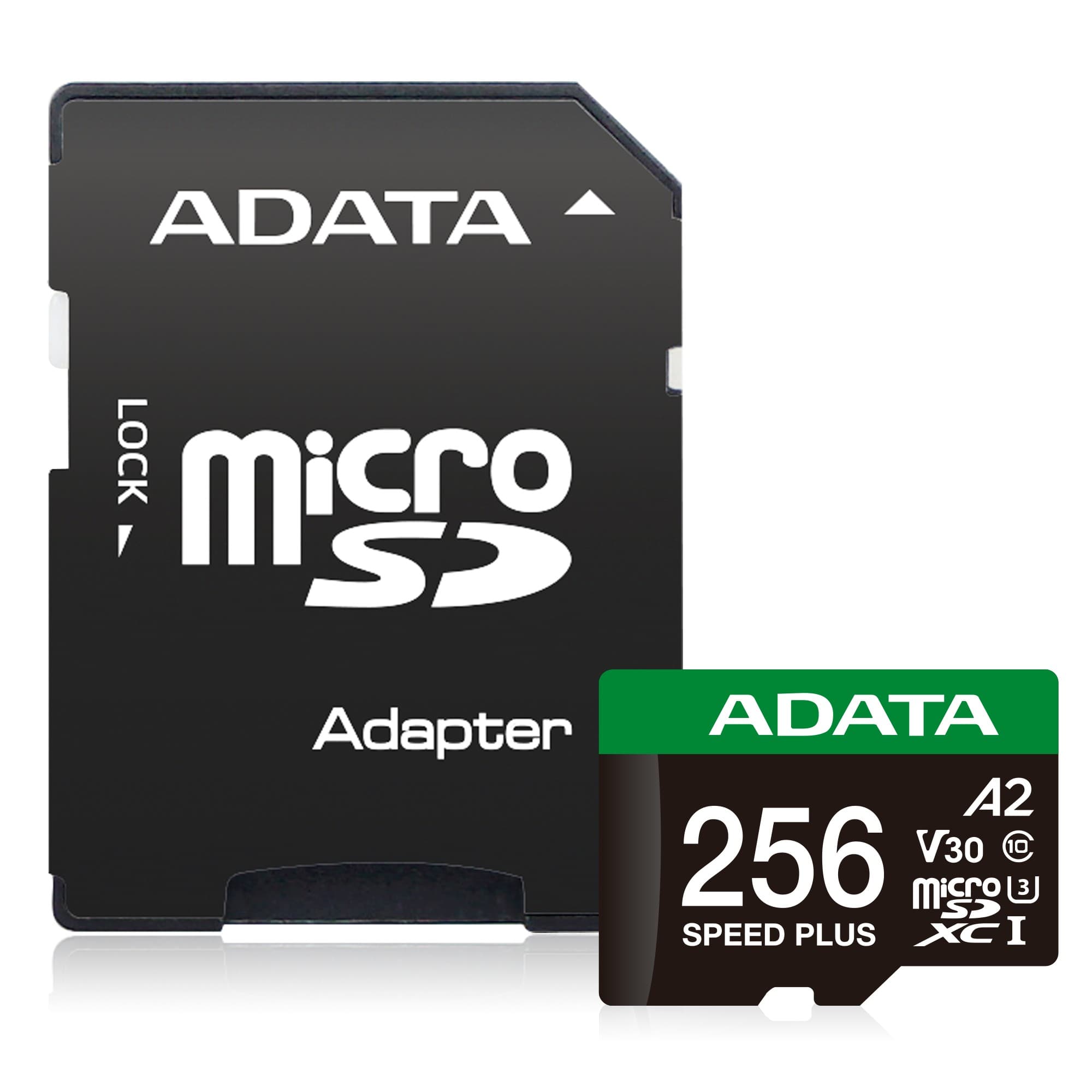 Adata Speed Plus Micro SDXC 256GB UHS-I U3 Class 10 + Adaptér