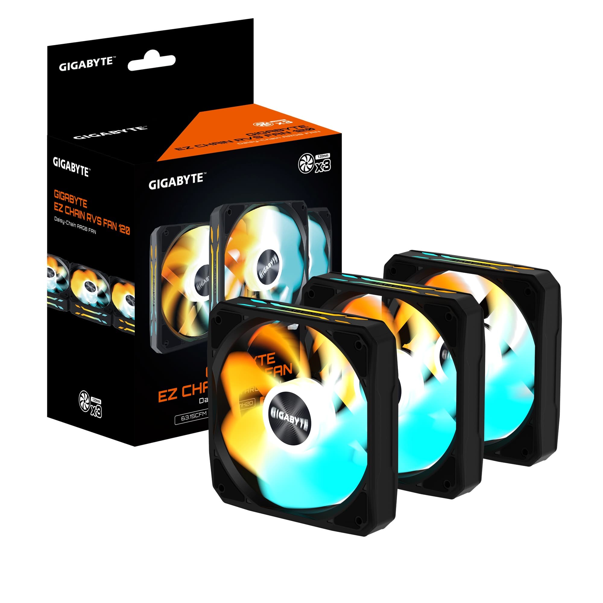 GIGABYTE EZ CHAIN RVS FAN 120