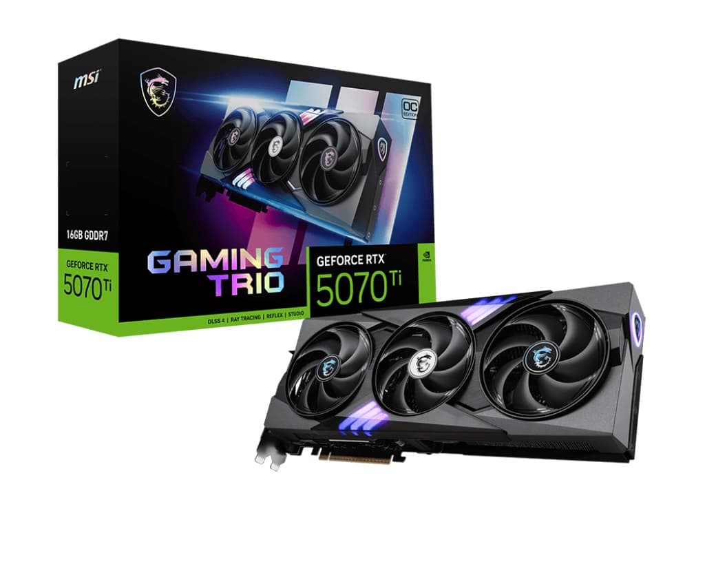 MSI GeForce RTX 5070 Ti TRIO Gaming OC 16GB GDDR7