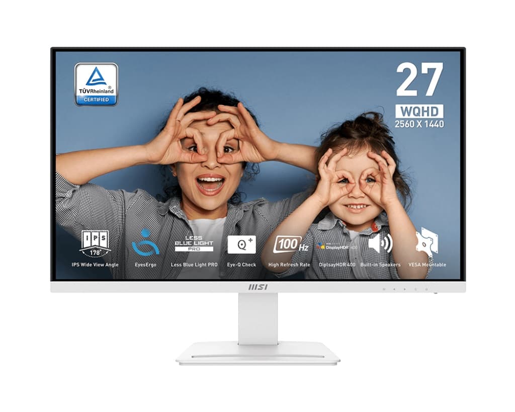 MSI Pro MP273QW E2 27" IPS QHD 100Hz 1ms Bílá 3R